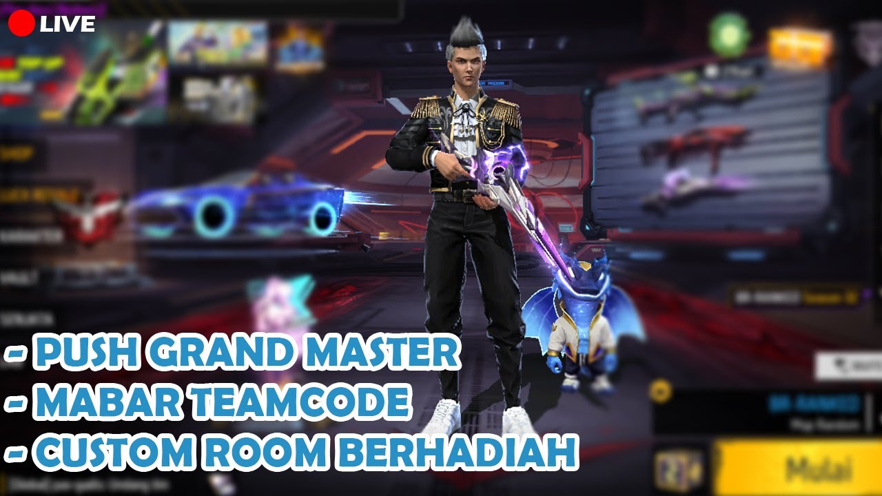LIVE FF PUSH GRAND MASTER - FREE FREE INDONESIA - YouTube