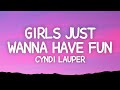 Capture de la vidéo Cyndi Lauper - Girls Just Wanna Have Fun (Lyrics)