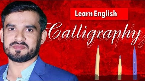 English Calligraphy for Beginners | Handwriting with Cut Marker ✍️