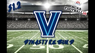 First Ranked Team on the Road! - Villanova Football | NCAA 14 Teambuilder Dynasty Episode 2 (S1)