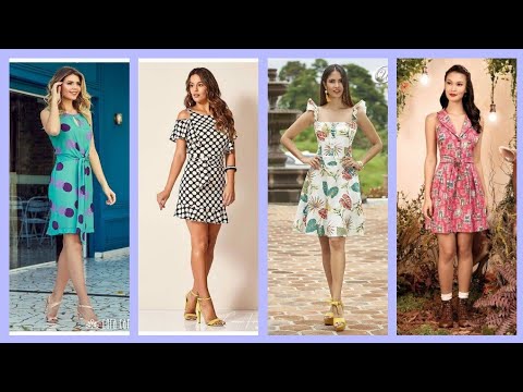 Vestidos juveniles 2020/Vestidos de cóctel cortos/VESTIDOS moda 2020 - YouTube