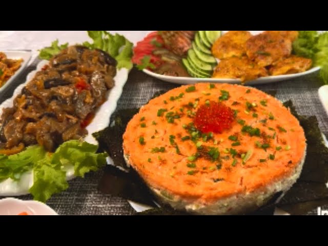 ПРАЗДНИЧНЫЙ стол -МЕНЮ на ДЕНЬ РОЖДЕНИЯ из 6 блюд!Самый вкусный СТОЛ из простых продуктов!