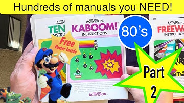 Part 2: Orphaned Atari Booklets and Game manuals