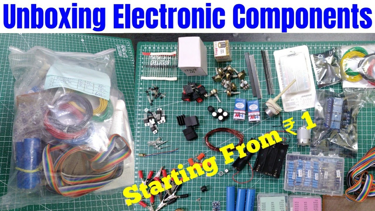 Unboxing Electronic Components (Offline Purchase) || Tech Undefined