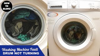 DIY Washing Machine Drum Not Turning | Moving | Spinning — Washing Machine Fault — Drum Stationary.