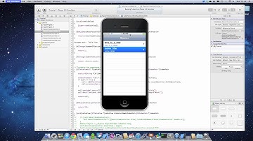 iOS Tutorial: Creating an UITableView and filling with an array - Part 2