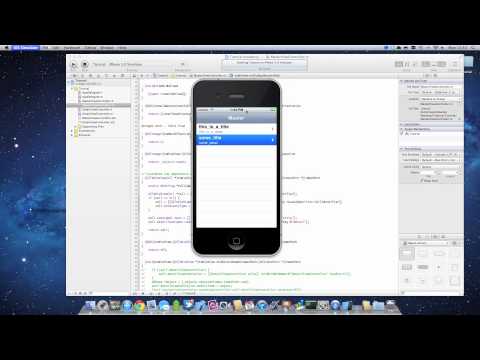 iOS Tutorial: Creating an UITableView and filling with an array - Part 2