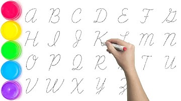 Learn LETTERS for Kids | How to Write & Read ABCD All the Letters of the Alphabets Easy for Children