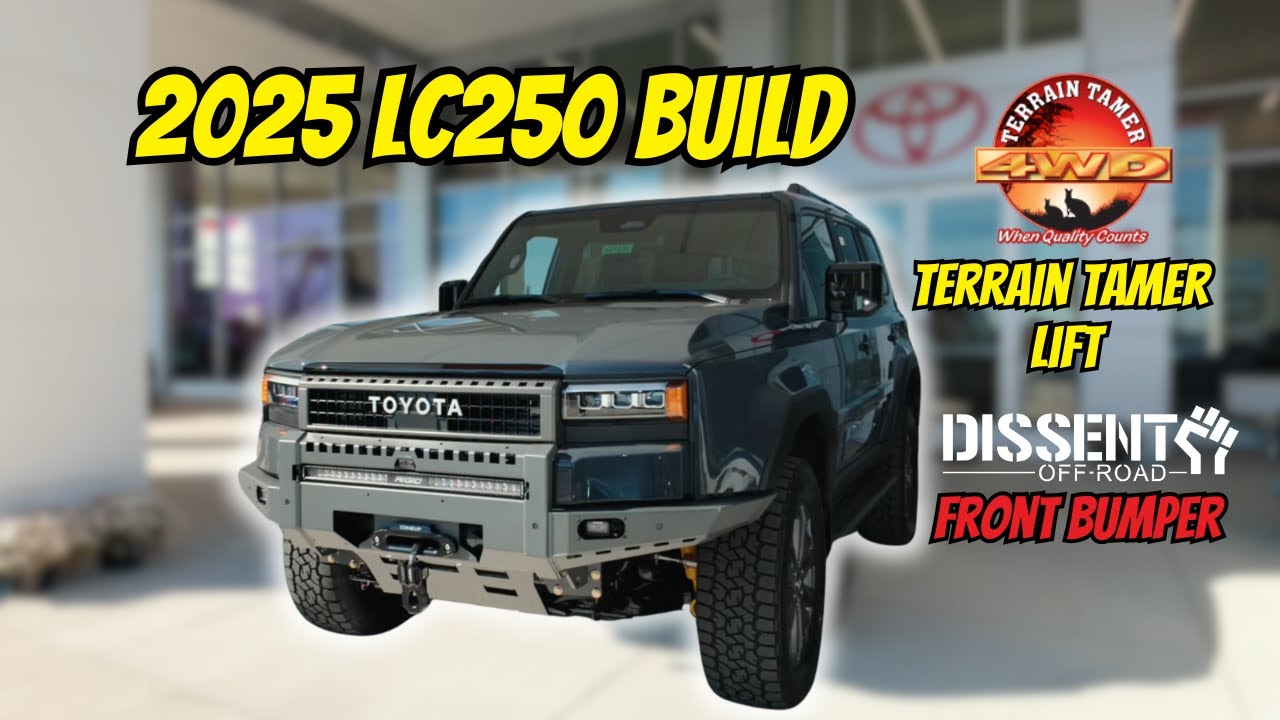 Toyota Land Cruiser 2025 года выпуска | Внедорожный бампер Dissent + лифт-кар Terrain Tamer.