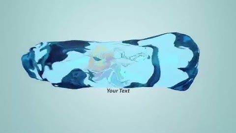 054 Liquid Blender logo intro and outro