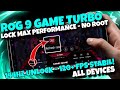 Boost Performance &amp; Fix Lag with ROG Game Turbo – No Root Needed!