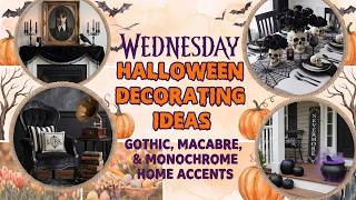 Haunt Your Academy! 🦇 Wednesday Halloween Decorating Ideas 2026 with Iron Gates and Dried Rose Decor