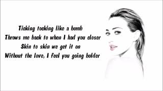 Video thumbnail of "Hilary Duff - Sparks Karaoke / Instrumental with lyrics on screen"