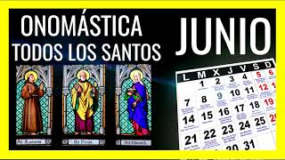 Calendario de Santos Junio 2022 | Santoral Católico por días [ Santo de Hoy ] Onomástica