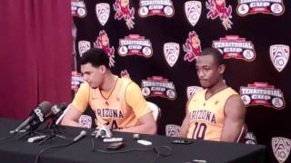 Jamelle McMillan and Trent Lockett press conference 2-13-11