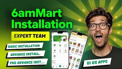 🔥 #6amMart installation setup| 6amMart codesetup 6ammart UI UX installation #6amMartinstallationcode
