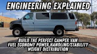 Build the perfect camper van Engineering Explained power fuel economy handling stability weight