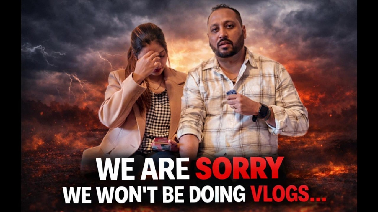 We wont be doing vlogs..... SORRY