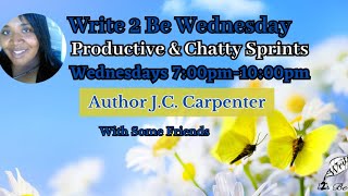 Write 2 Be Wednesday Productive & Chatty Sprints