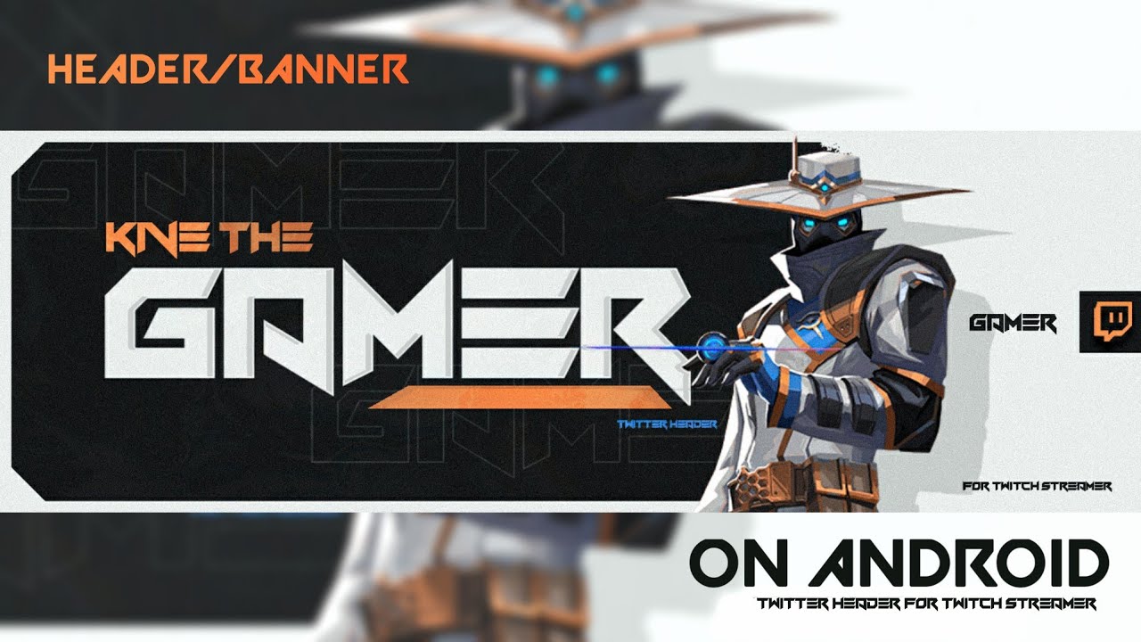 Make Twitter Header on Photoshop CC | Gaming Banner on Android | PS Touch Tutorial | Flyer Tutorial