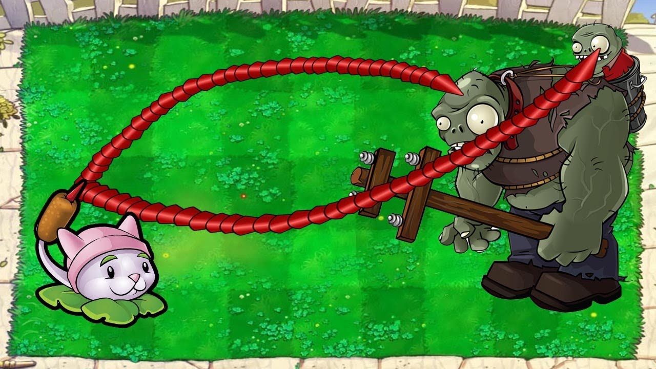 999 Cattail Vs Giga Gargantuar Vs Dr. Zomboss - Plants vs Zombies Hack ...