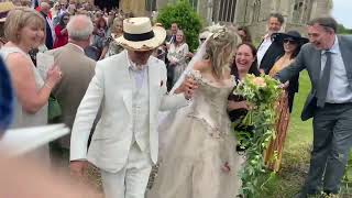 Martha Fiennes and Simon Finch's wedding