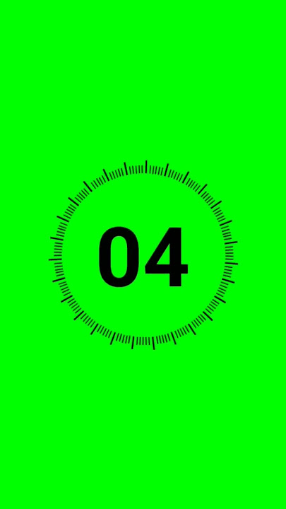 5 seconds timer green screen | stopwatch | countdown shorts #shorts #video #trending #greenscreen