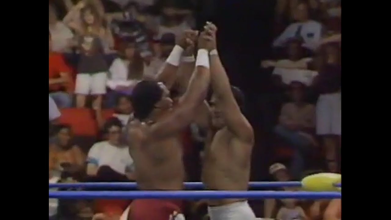 Ricky Steamboat & Ron Simmons vs Paul Orndorff & Dick Slater Saturday ...