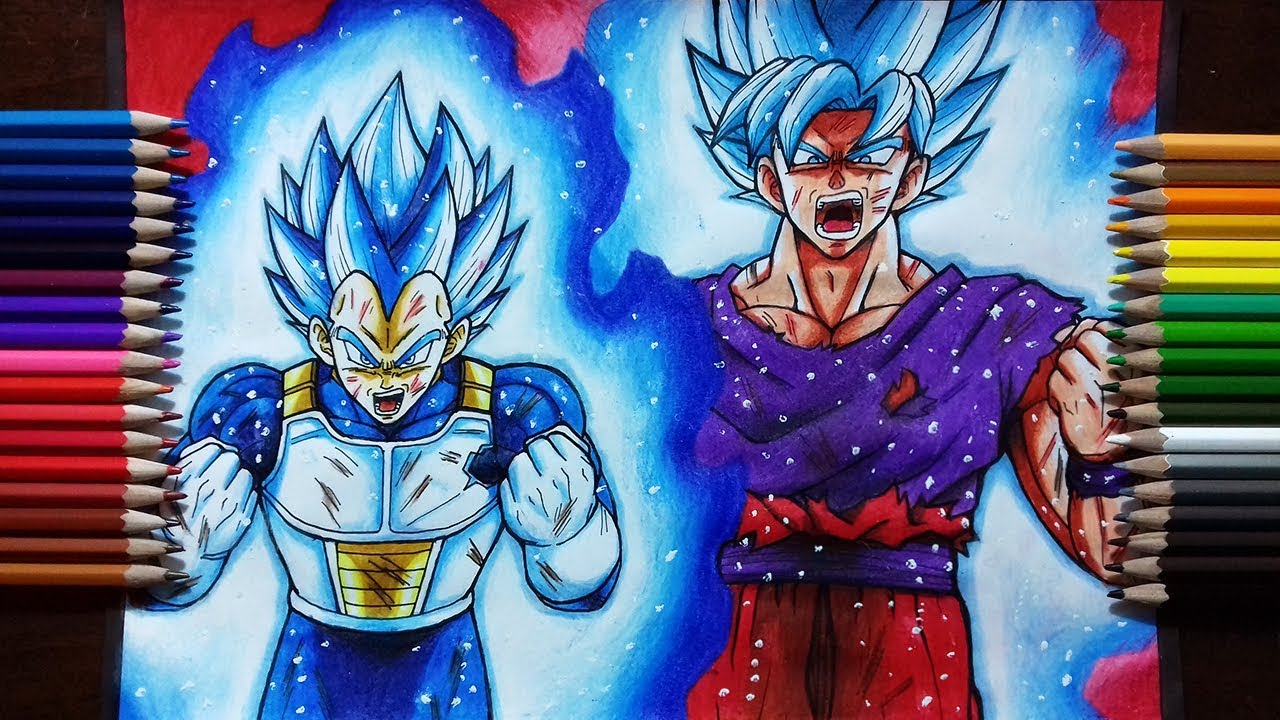 Goku Vs. Vegeta - Desenho de thedixon__ - Gartic