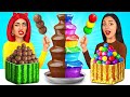Rich vs Poor Food Challenge | Expensive VS Cheap Chocolate Food by RATATA COOL