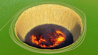 I burned all my money on a 1000m DEEP PIT in Cities Skylines 2!