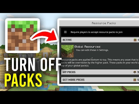 How To Deactivate Texture Packs In Minecraft Bedrock - Full Guide