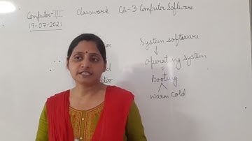 Class  llI Computer 19 07 2021 by Ms Poonam Singh