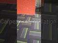 #flooringsolutions carpet tile installation noida site