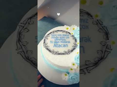 birthday cake ad gunu tortu gullu tort #vlog #tortlar #pastabake #kekyapımı #pasta #cake #trending