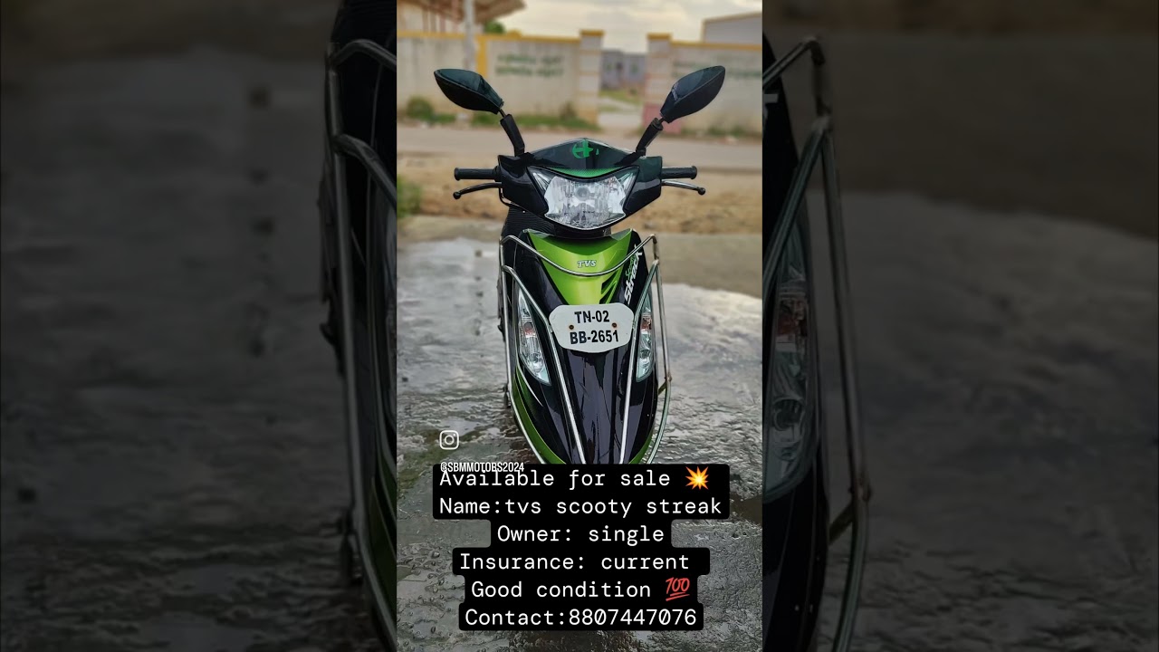 2015 model TVS scooty Streak available 💥