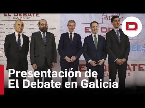 Alfonso Rueda, en la presentación de El Debate en Galicia: «Hace falta información con rigor »