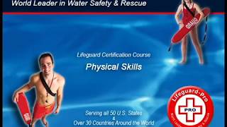 Lifeguard-Pro Skill #16 - Entry - Stride Jump Entry and Swimming Approach