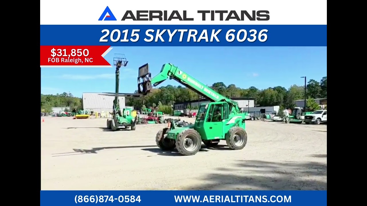 FORF SALE: 2015 SKYTRAK 6036 