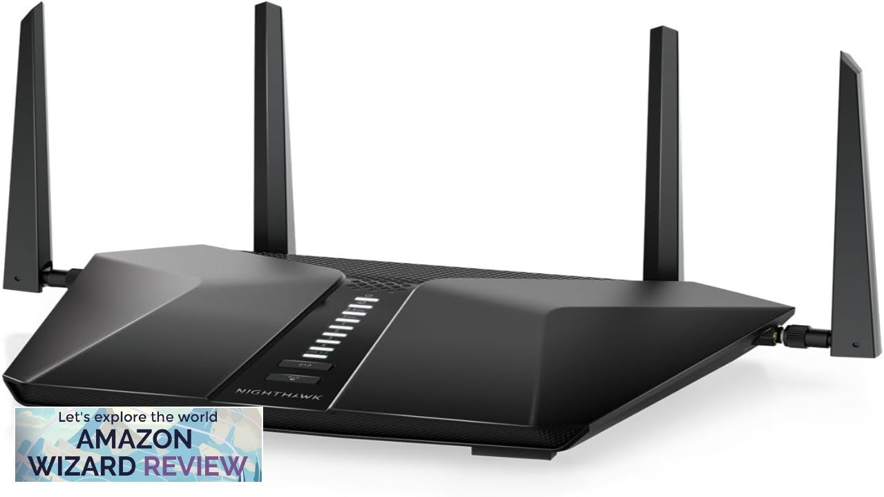 NETGEAR Nighthawk AX5400 WiFi 6 Router – Bis 5,4 Gbit/s, Für Bis Zu 2500 Sq.ft., Mit Sicherheits-Abo
