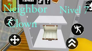 Neighbor Clown Scary Escape 3D Nivel 7 Abriendo La Caja Fuerte Del Payaso Gameplay En Español screenshot 3