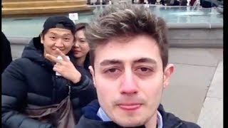 Hilarious selfie of a selfie prank