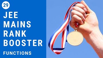 JEE Mains 2020 Rank Booster Maths Part-29...| Functions | Road To IIT