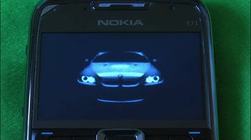 Nokia E71 Bmw Start up animation