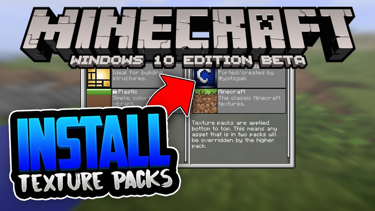 minecraft windows 10 edition texture packs download