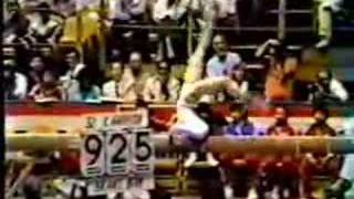 Xu Wenhong Balance Beam 1985 USA vs China