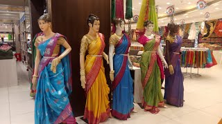 Low budget silk saree art silk saree semi Banaras sarees collection/chrompet Saravana stores