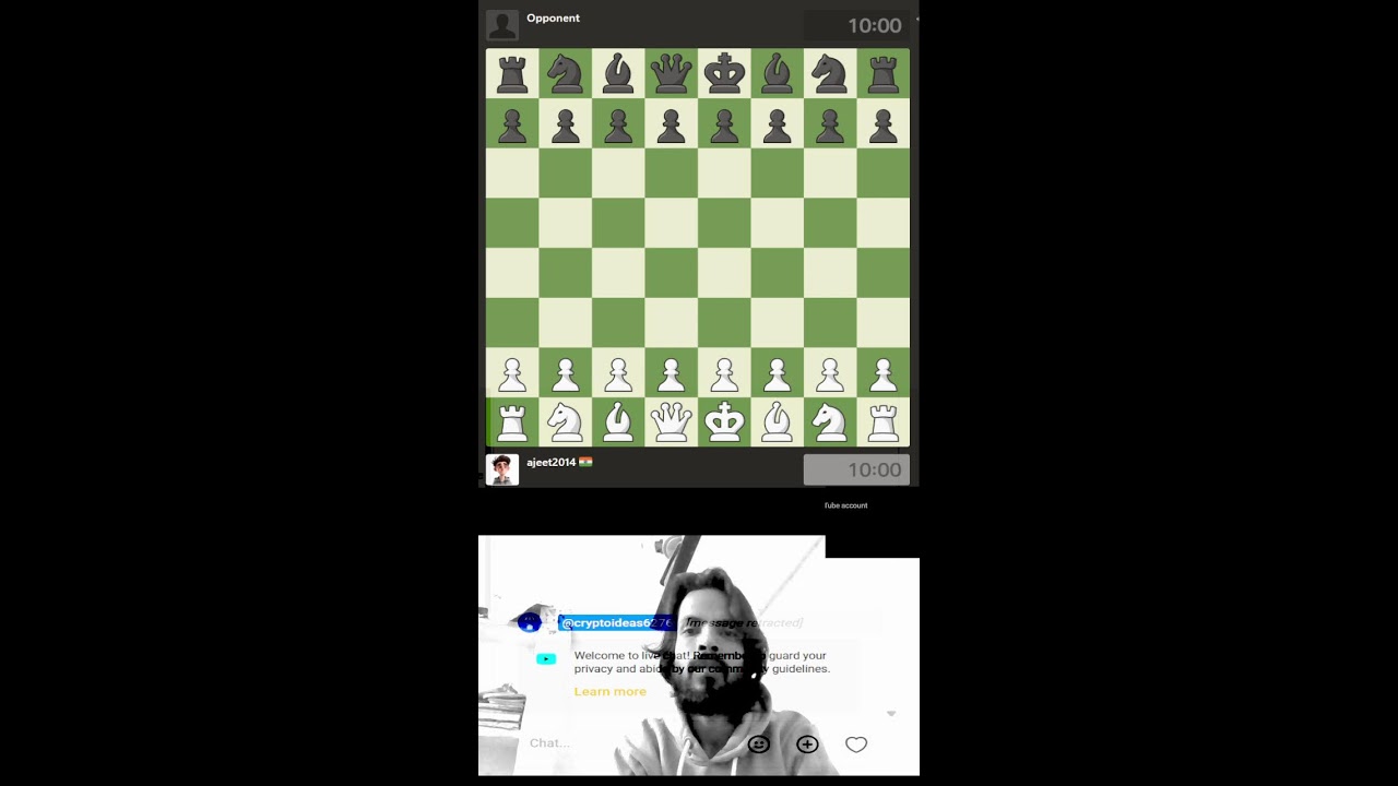 Chess Live With 1600+ ELO | Live Chess | Chess Played by Avtar Master (Portrait)