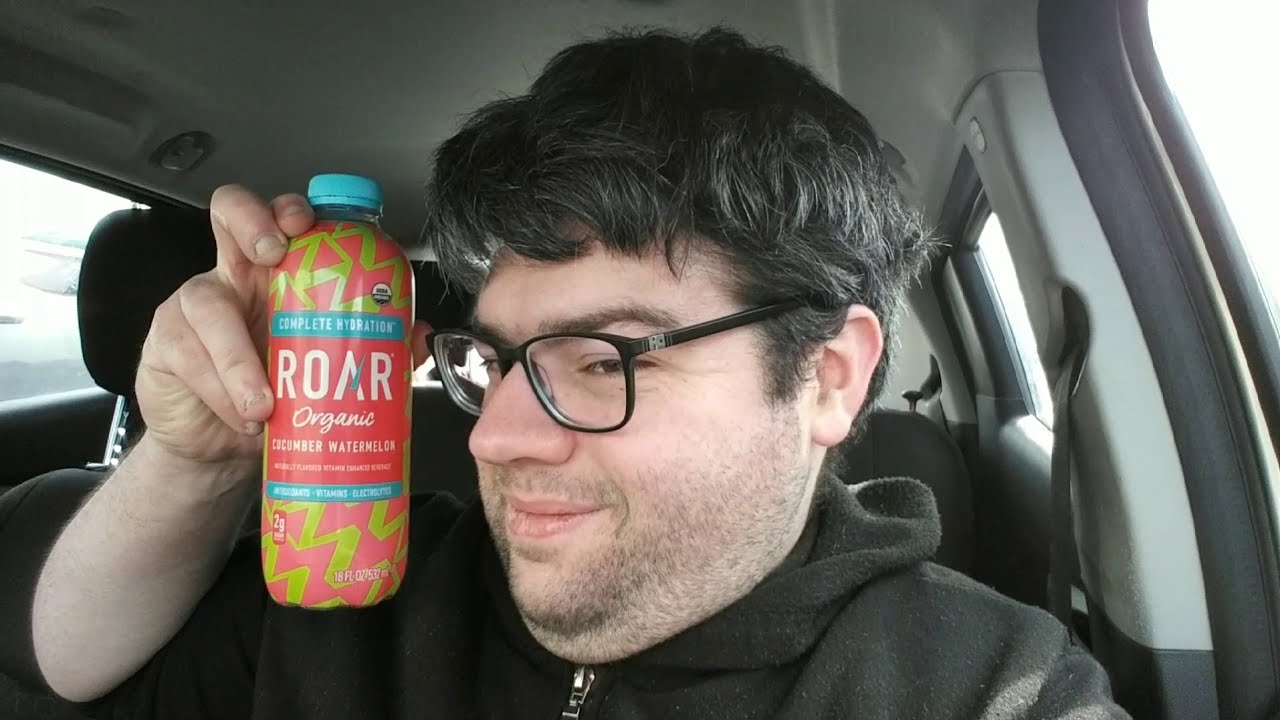 Deadcarpet Tries The Cucumber Watermelon Roar Organic Complete Hydration Drink