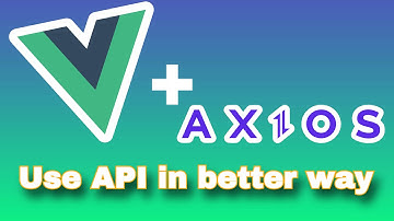 Use axios in better way to call API